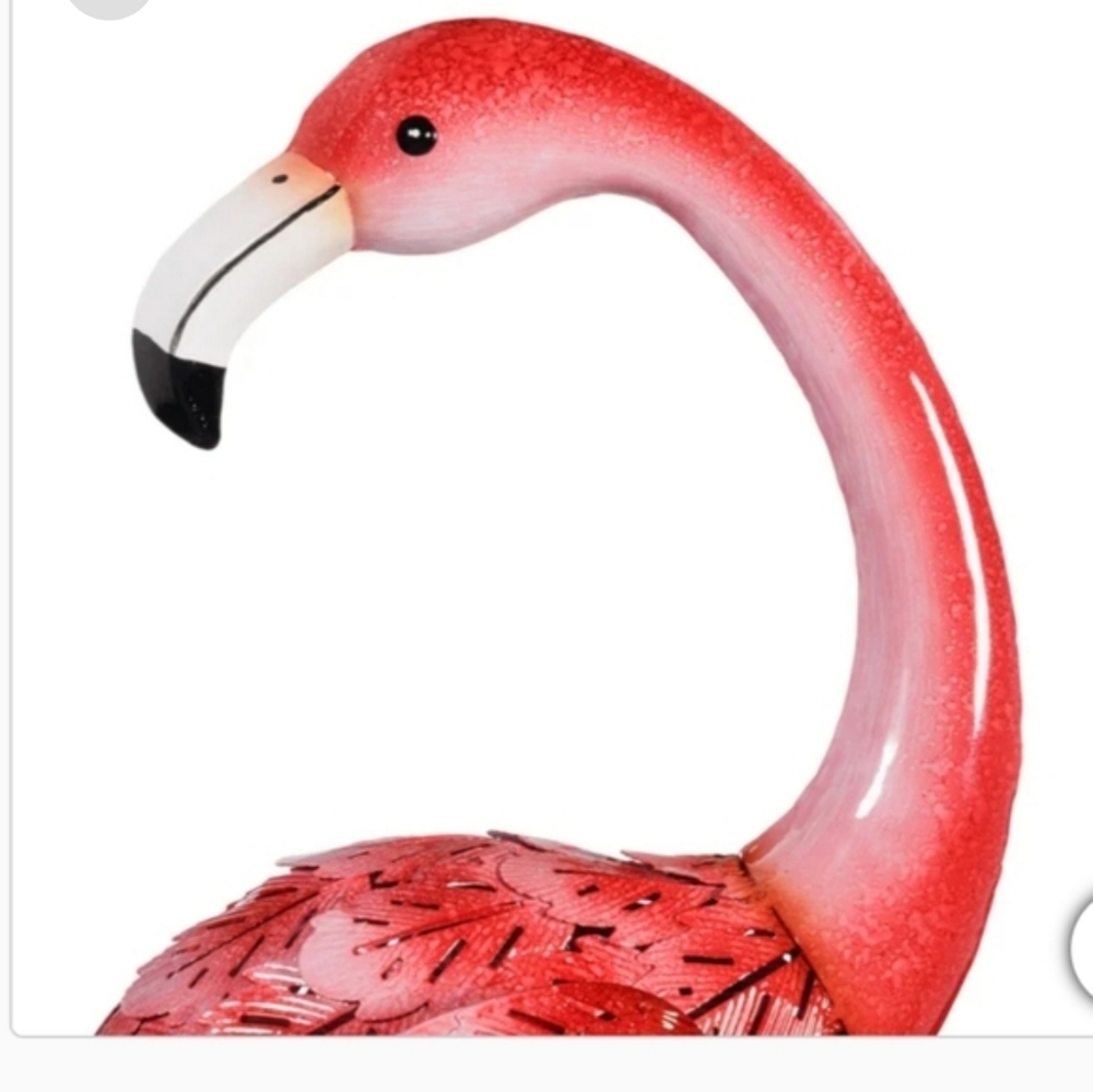 Solar LED Flamingo Pair, Set of 2 - Picture 4 of 5